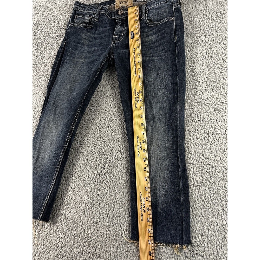Big Star Jeans Womens 29 Low Rise Cut Off Capri Jenae Denim Pants - Picture 7 of 12